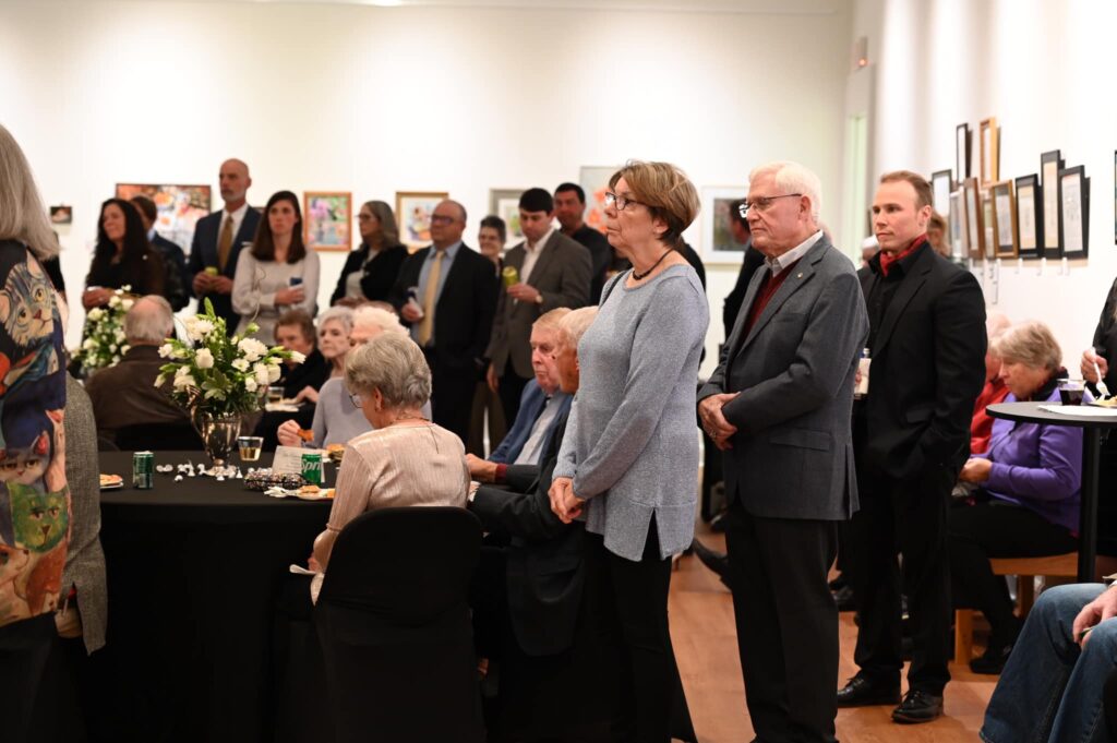 Annual Fundraiser guests.