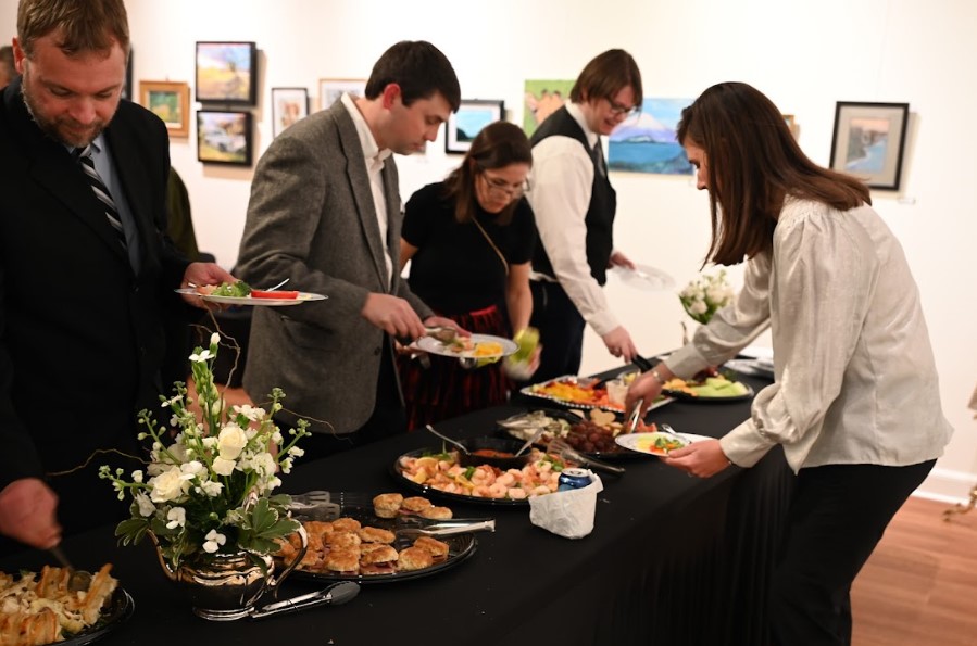 Annual Fundraiser guests.