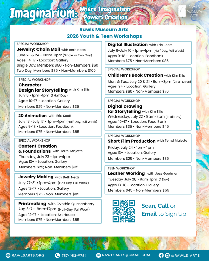 2026 Summer workshop flyer